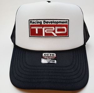 TRD Toyota Embroidered Patch Hat Cap Vintage Foam Trucker Style Mesh Snapback